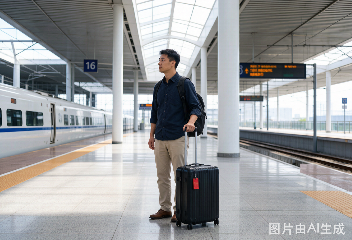 China high-speed train platform for foreigners