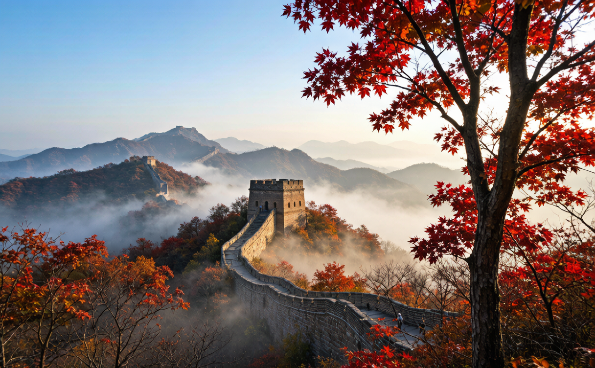 best time to visit china great wall autumn