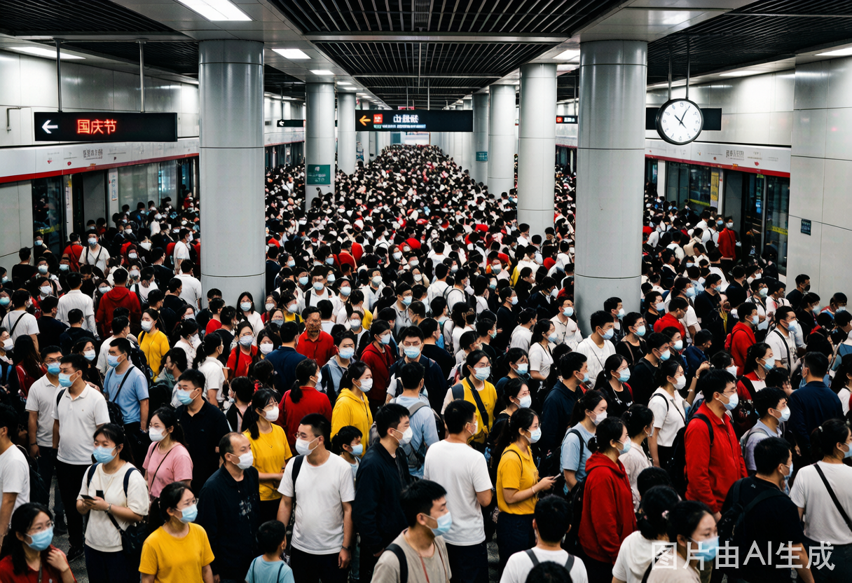 china golden week crowds travel