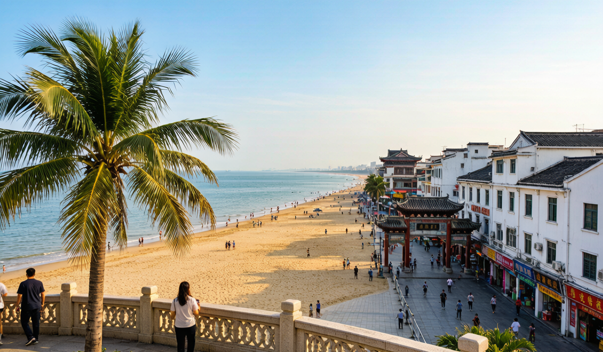 Beihai Silver Beach and Old Street