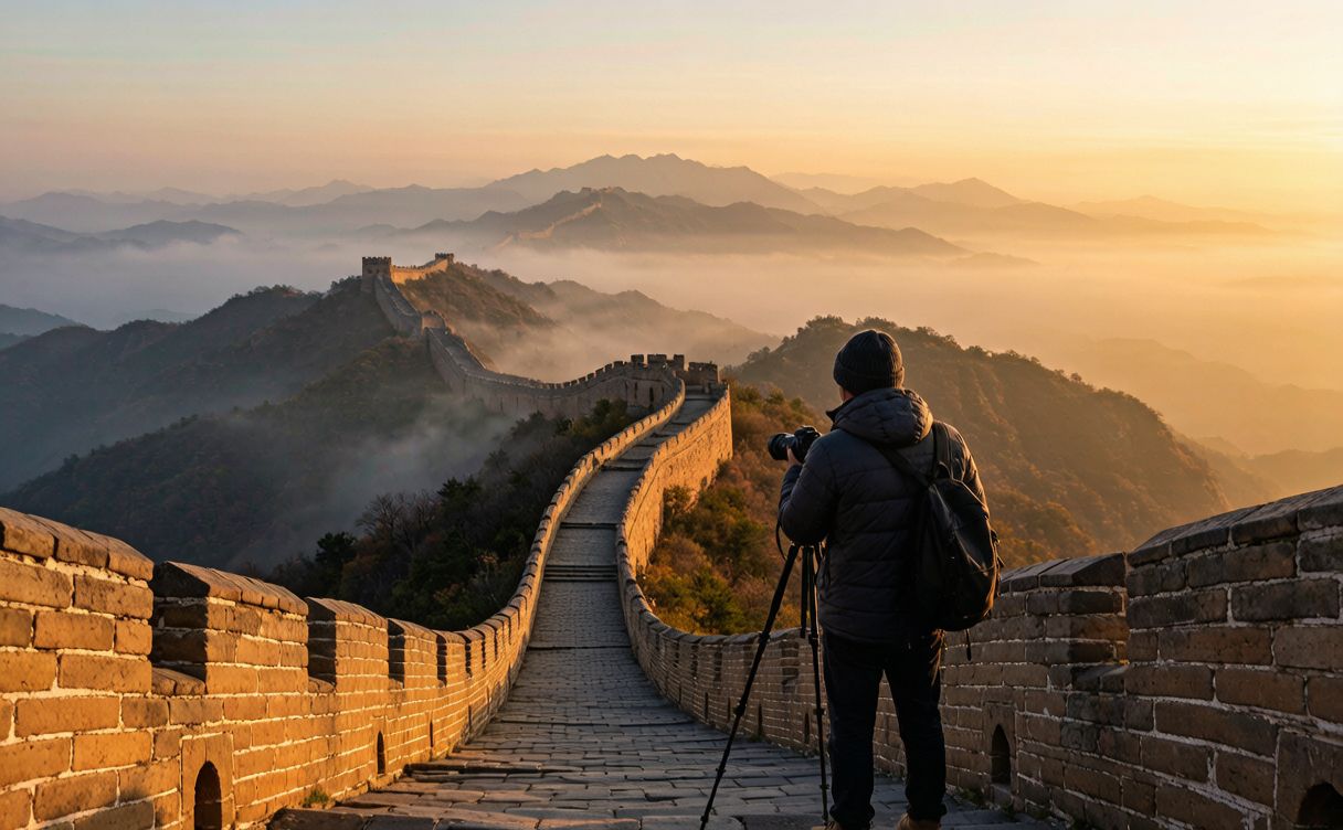 best photo spots Great Wall sunrise
