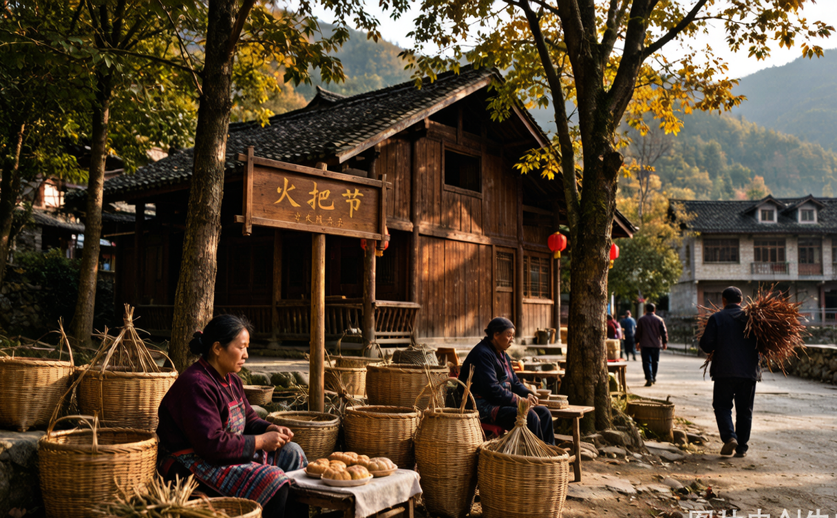 Stone chapel with mountain backdrop in Bingzhongluo, Yunnan, China