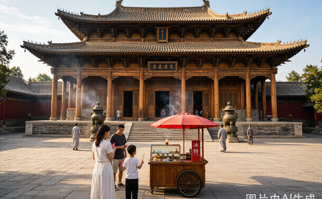 Chengde street food donkey meat burger China