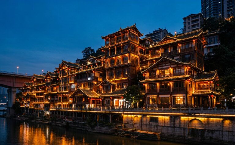 Hongyadong Chongqing: Spirited-Away Night Stilt Town