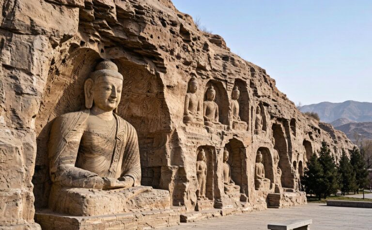 Datong Yungang Grottoes Guide: Cave Buddhas & Hanging Temple