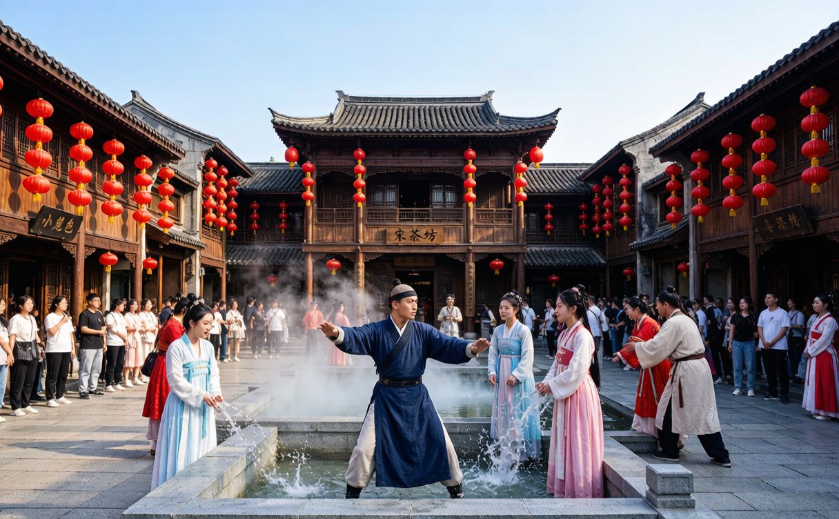 Songcheng Romance Park main gate Hangzhou