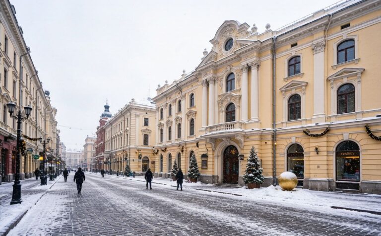 Central Street Harbin: Baroque Pedestrian Thoroughfare