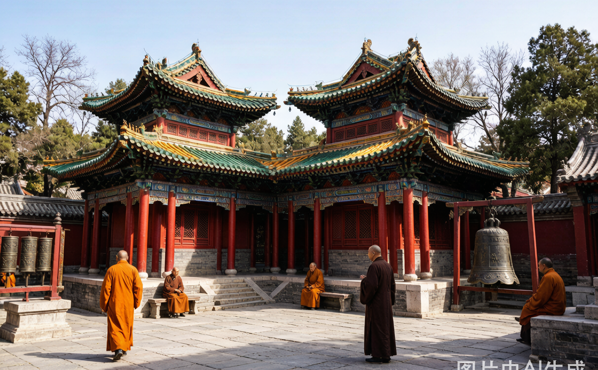 Dazhao Temple Hohhot Inner Mongolia grassland yurts