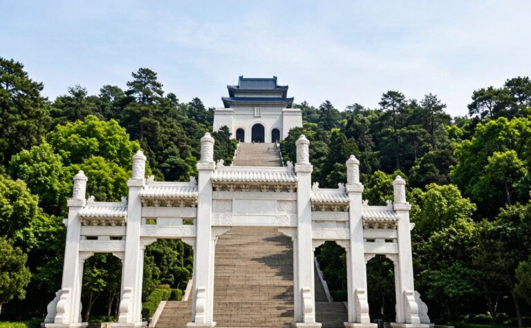 Sun Yat-sen Mausoleum Nanjing: Purple Mountain Shrine
