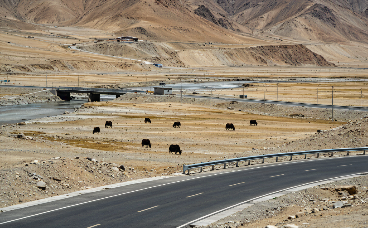 Pilgrims on the monastery kora — things to do in Shigatse, Tibet, China