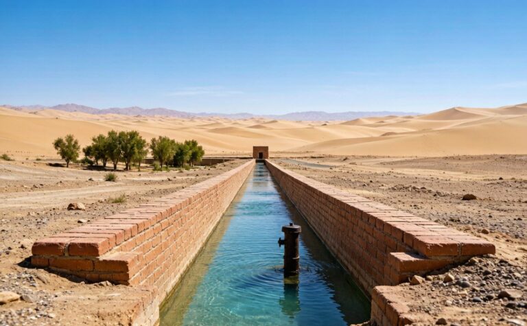 Karez Wells, Turpan, Xinjiang, China: Ancient Underground Canals