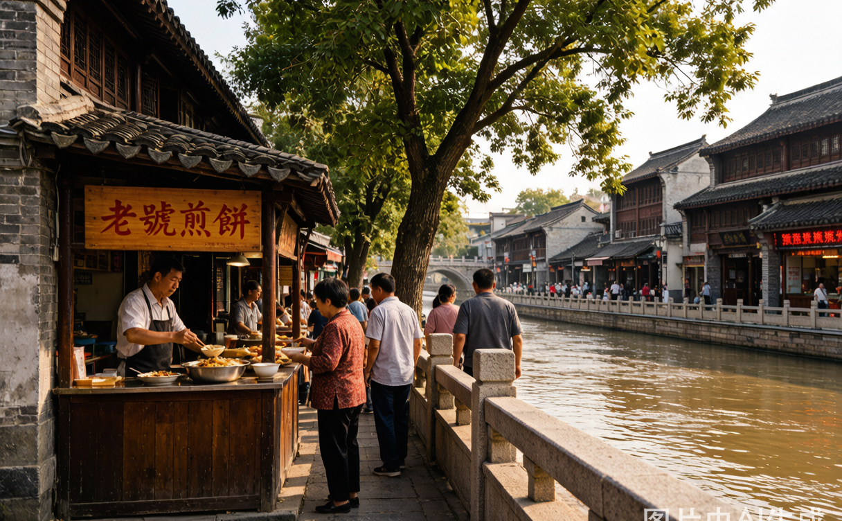 Zhengzhou hui mian lamb noodle soup China night market