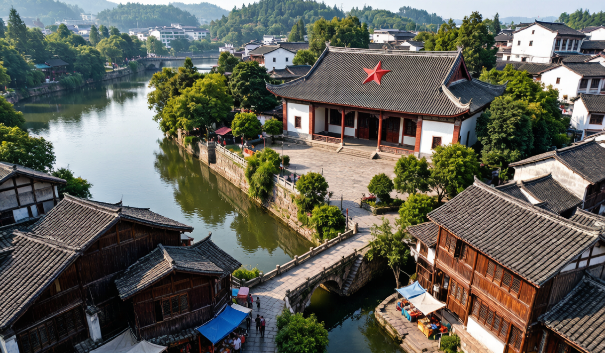 Zunyi Meeting Site and riverside old town