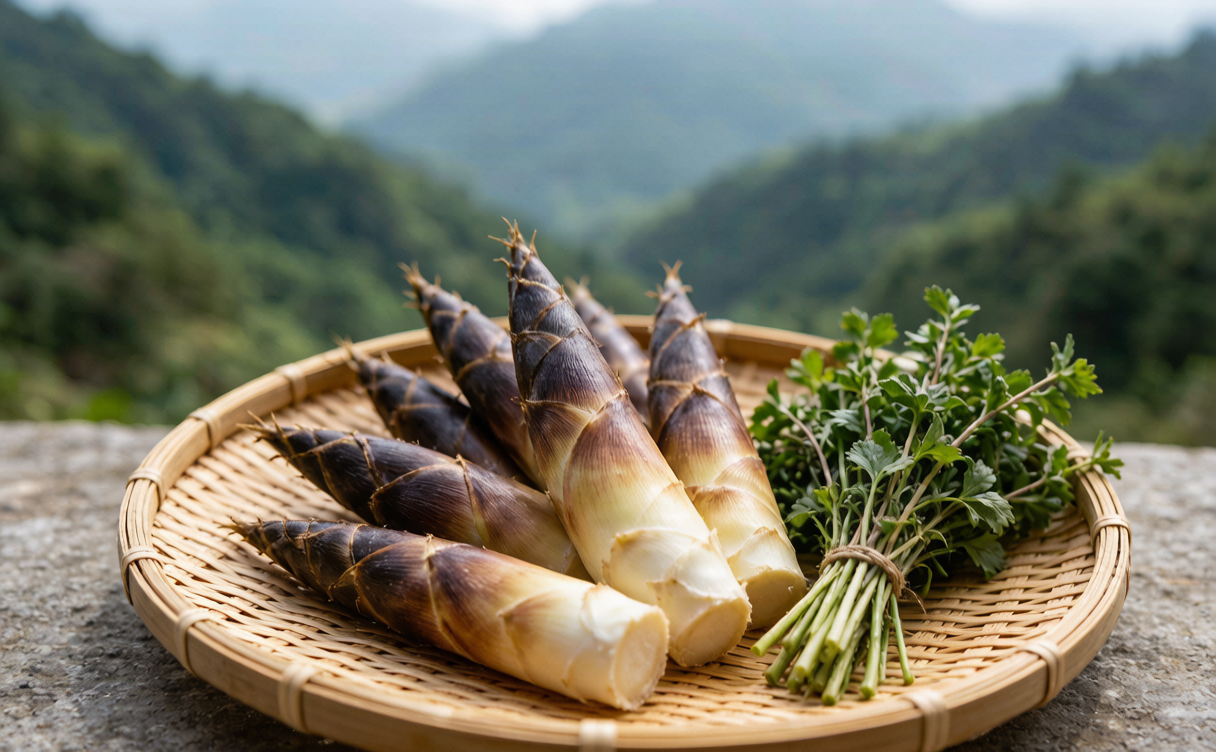 Anhui Hui cuisine guide - fresh bamboo shoots and wild mountain vegetables