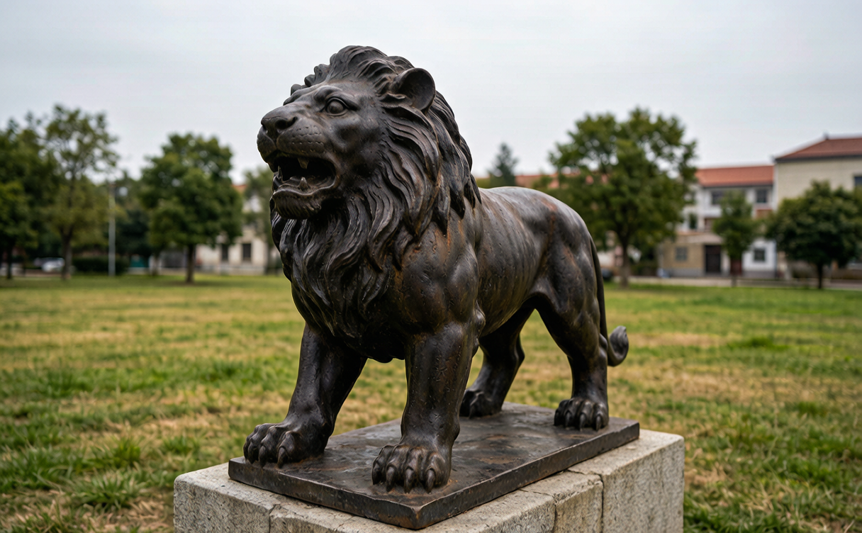 Cangzhou travel guide - the thousand-year-old cast-iron lion sculpture of Cangzhou