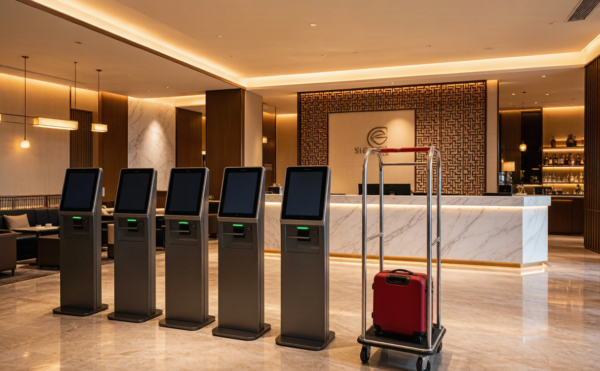 Hotel self check-in kiosks China