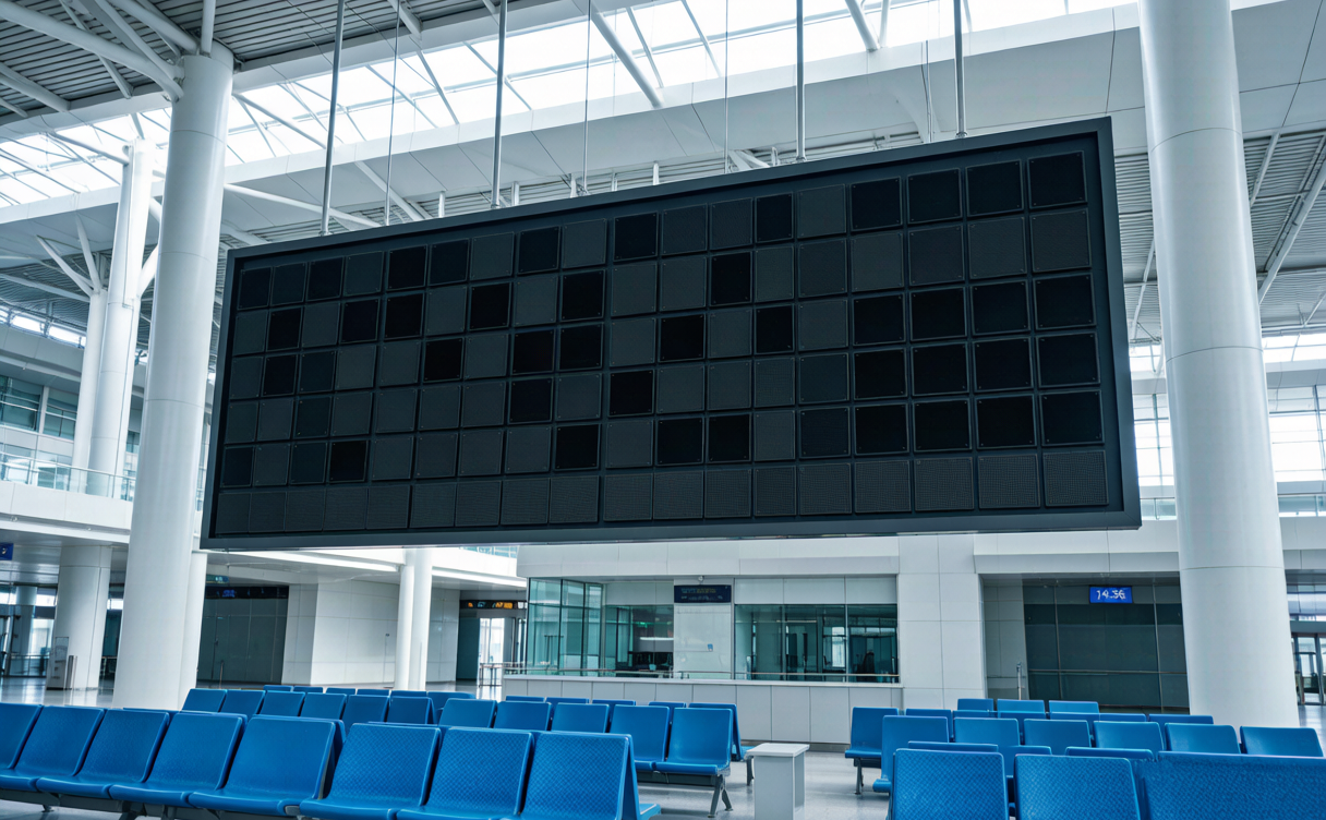 China railway stations guide - sweeping high-speed rail station concourse with a large departures board in China