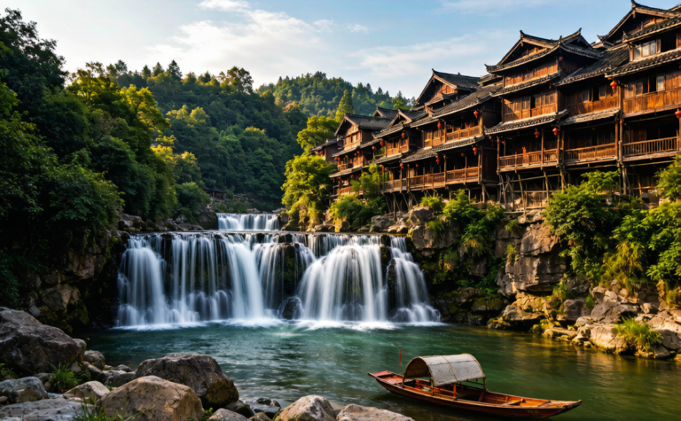 Furong Ancient Town Guide: The Hanging Town by a Waterfall in Hunan