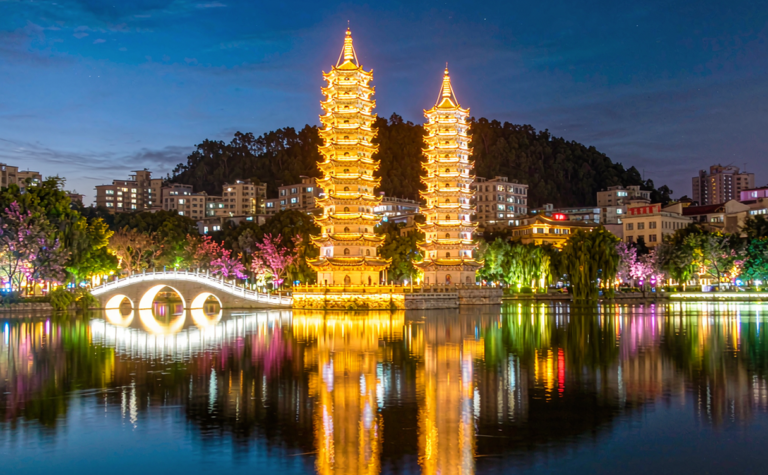 Sun and Moon Pagodas Guilin Guide: Lakeside Lights of Guangxi
