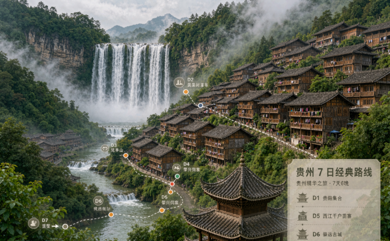 Guizhou 7 Day Itinerary: Waterfalls, Miao and Dong Villages