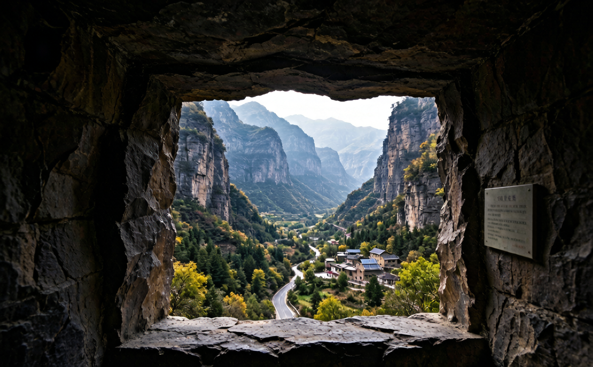 Guoliang village travel guide - stone houses on the clifftop above the Taihang canyon