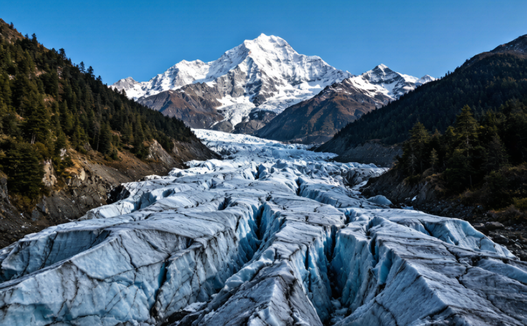 Hailuogou Glacier Guide: Walking to a Glacier Tongue Below Mount Gongga