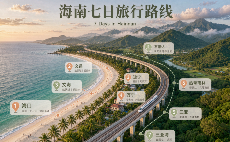 Hainan 7 Day Itinerary: Beaches, Rainforest and Island Roads
