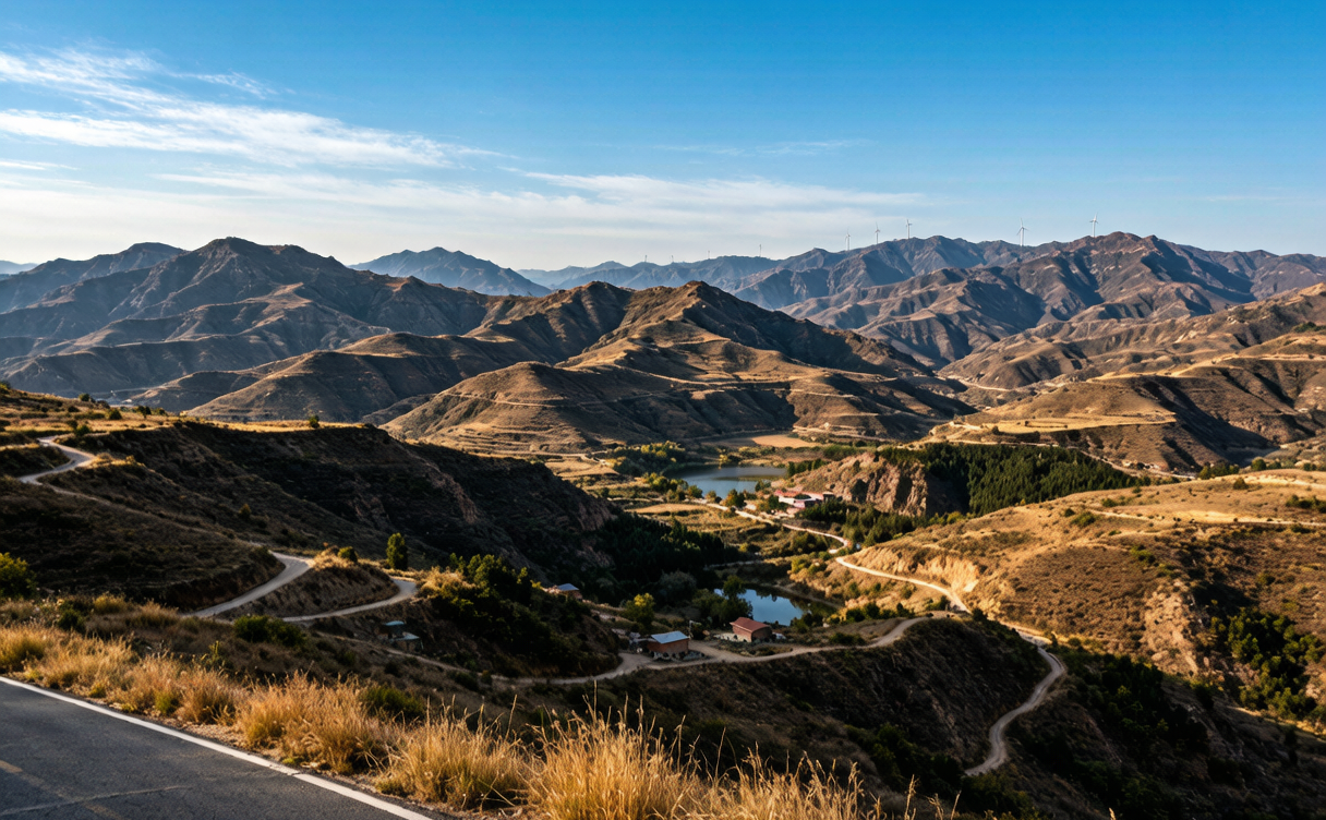 Taihang Mountain foothills near Handan, Hebei, China
