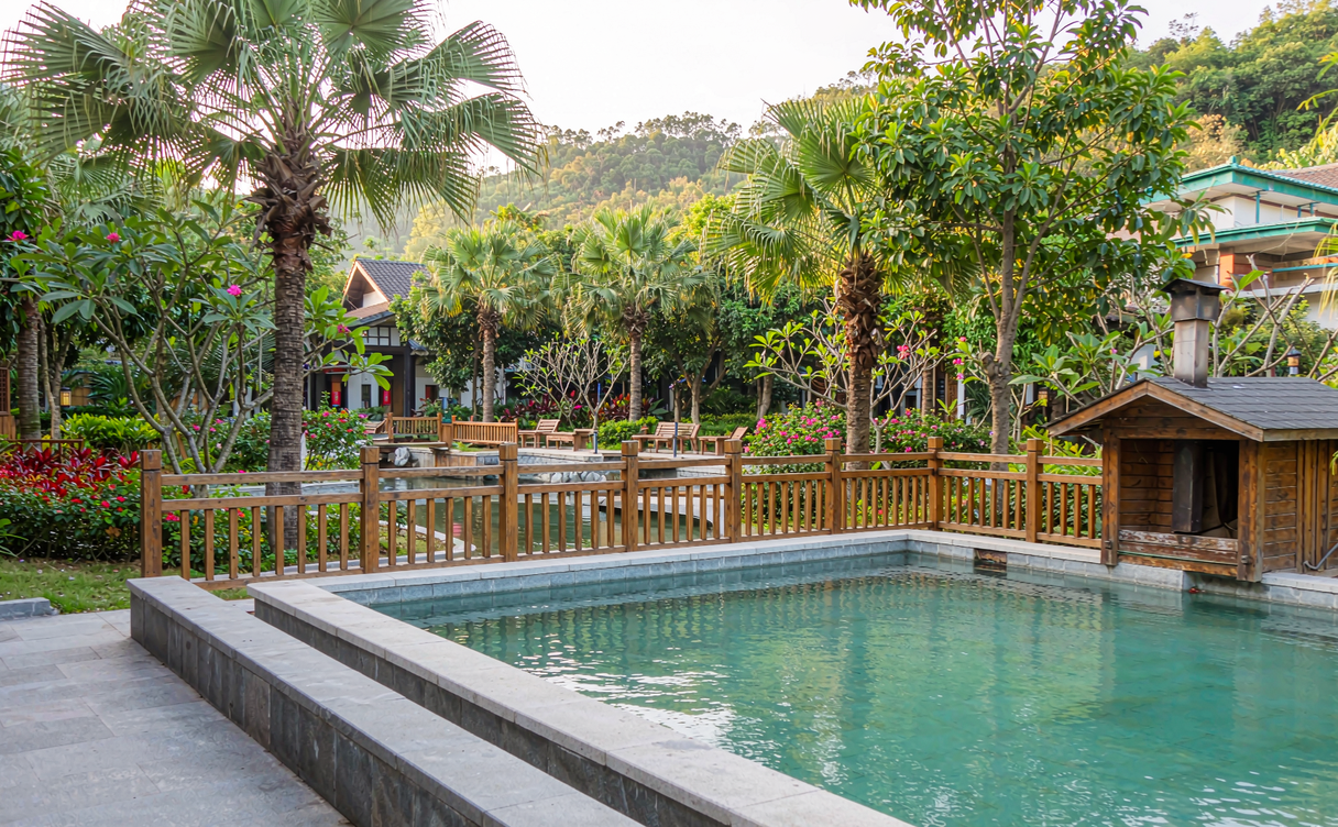 Ming and Qing era lanes under banyan trees in Huangyao Ancient Town, Hezhou
