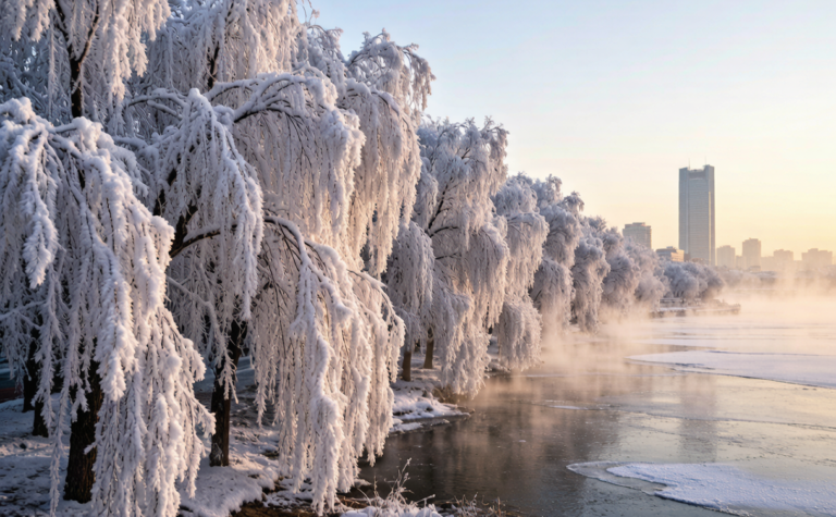 Jilin City Travel Guide: Rime Ice on the Songhua River and Beidahu Skiing