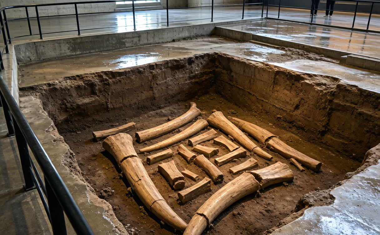 Jade and bronze ritual objects on display at the Jinsha Site Museum gallery