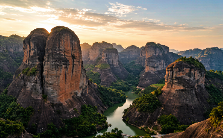 Mount Langshan Travel Guide: Hunan’s Danxia Rock Pillars and River Trails