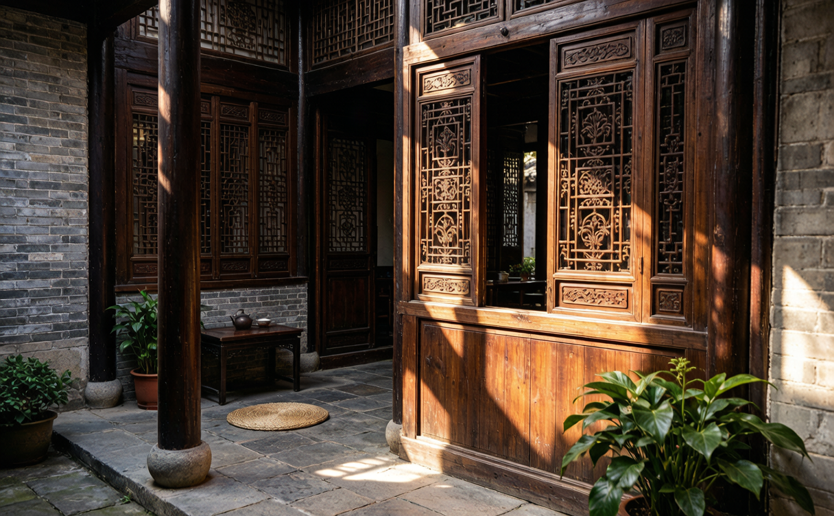 Langzhong ancient town guide - grey tiled roofs of the Ming and Qing old quarter