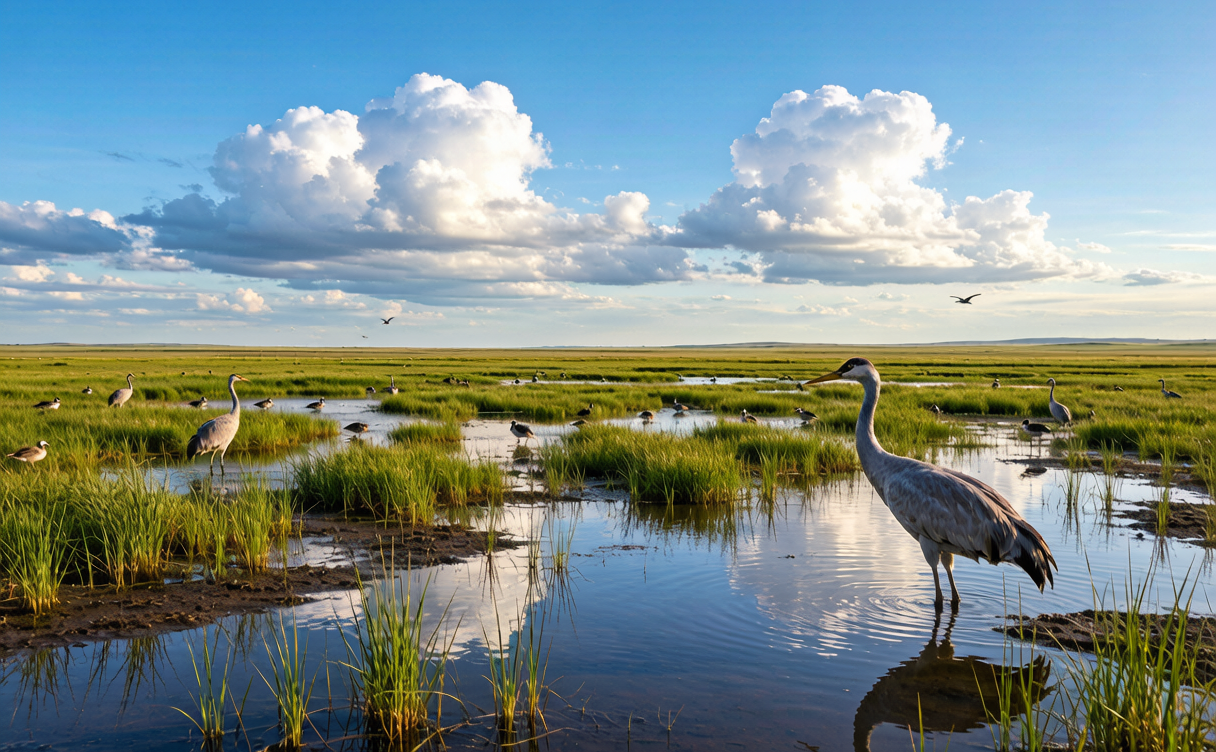 Manzhouli travel guide - Hulun Lake wetlands and grassland birdlife in Inner Mongolia