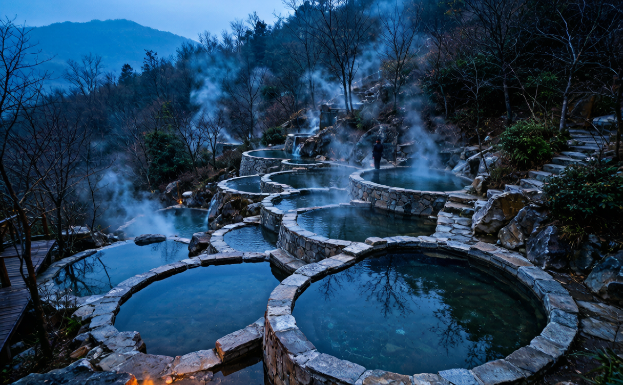 Hot spring resort Qingyuan