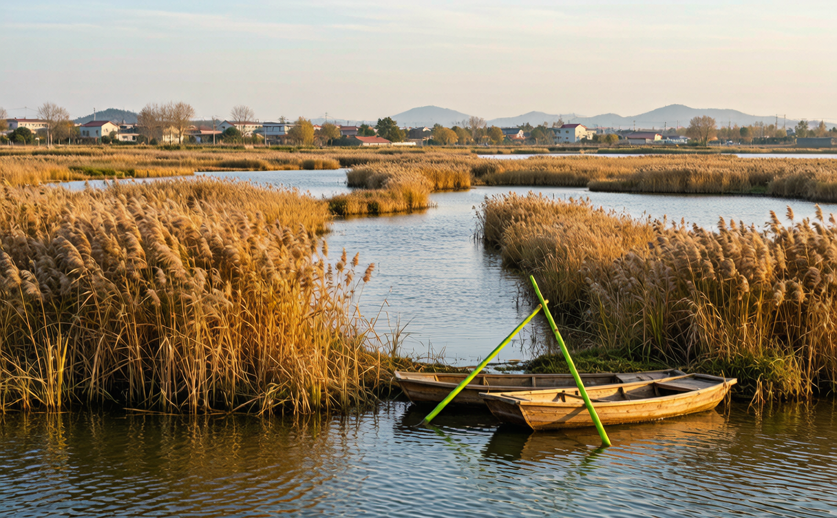 Old canal street in Taizhou Jiangsu