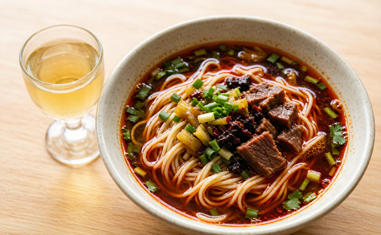 Xiangyang travel guide - the local beef noodle and yellow rice wine breakfast