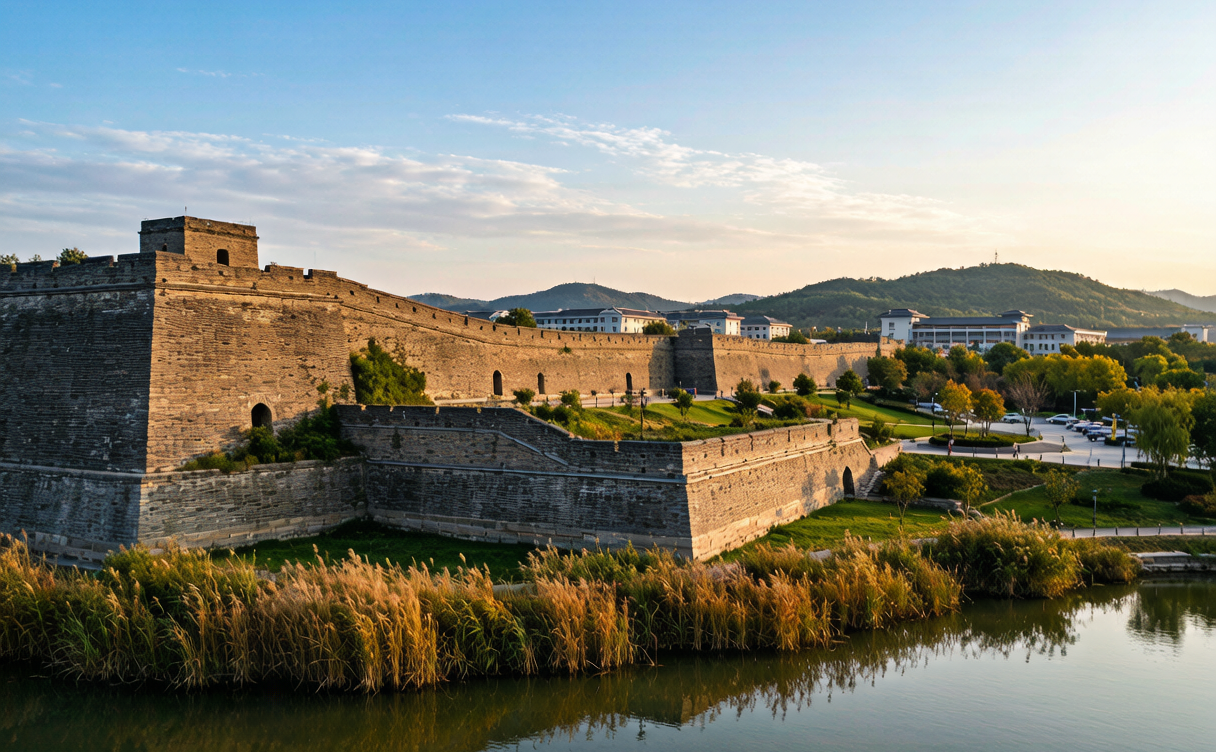 Zibo travel guide - ancient Qi state city ruins at Linzi in Shandong