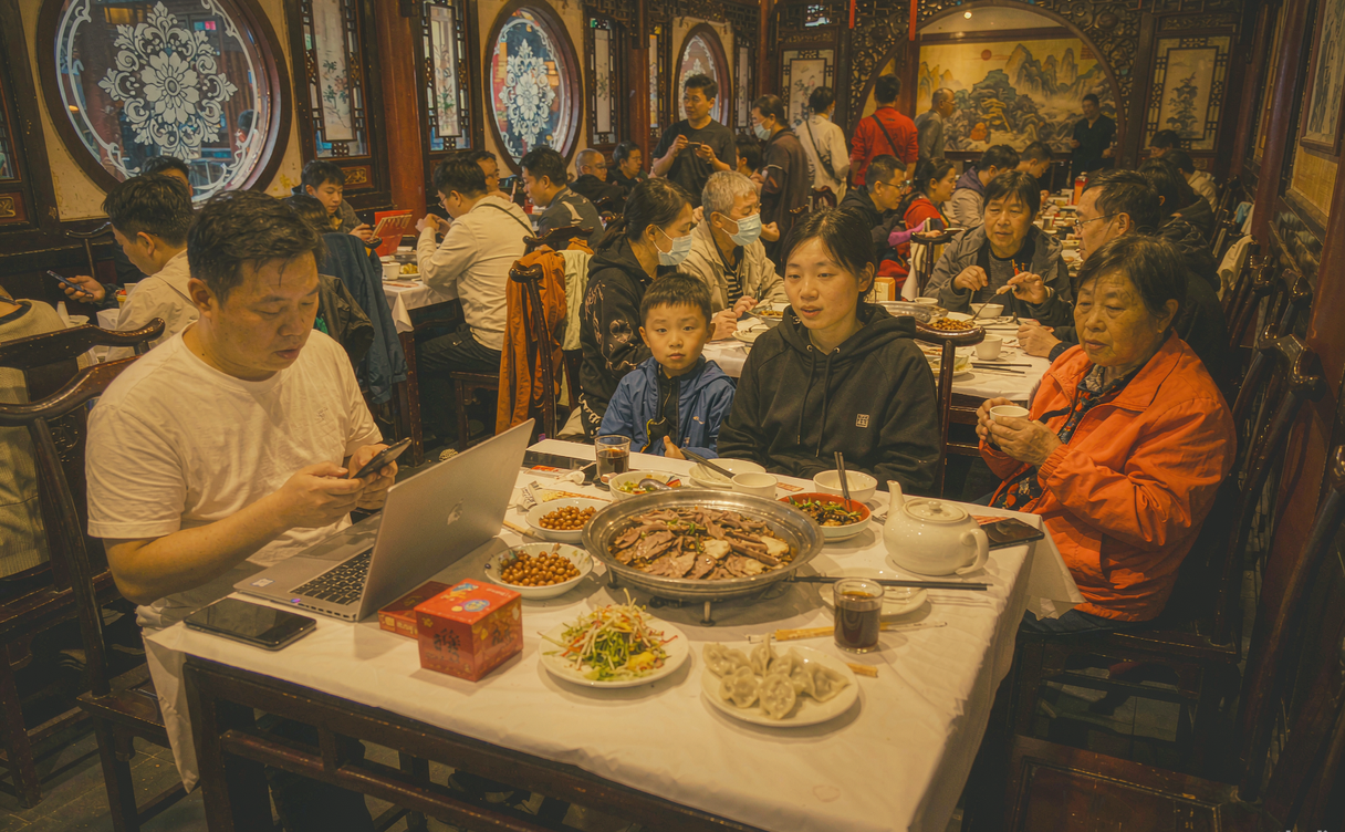 Beijing hutong street food at night