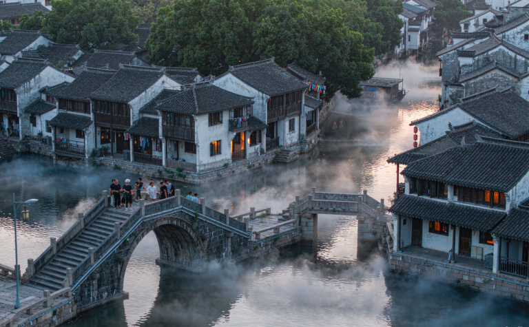 Fengjing Ancient Town: Shanghai’s Water Town with Maple Roots