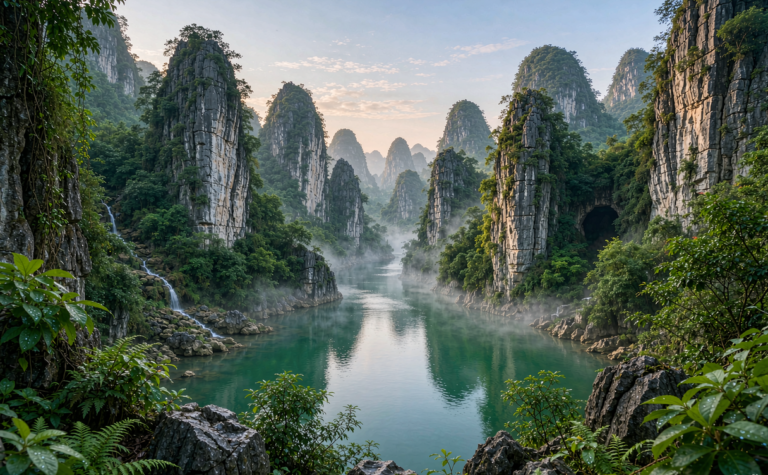 Getu River: Karst Caves and Climbing Valley in Guizhou