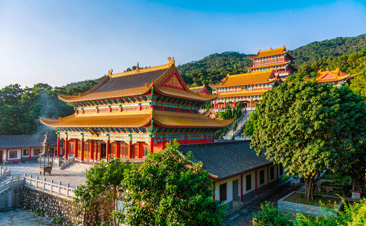 Maoshan Taoist mountain temples near Jurong Jiangsu