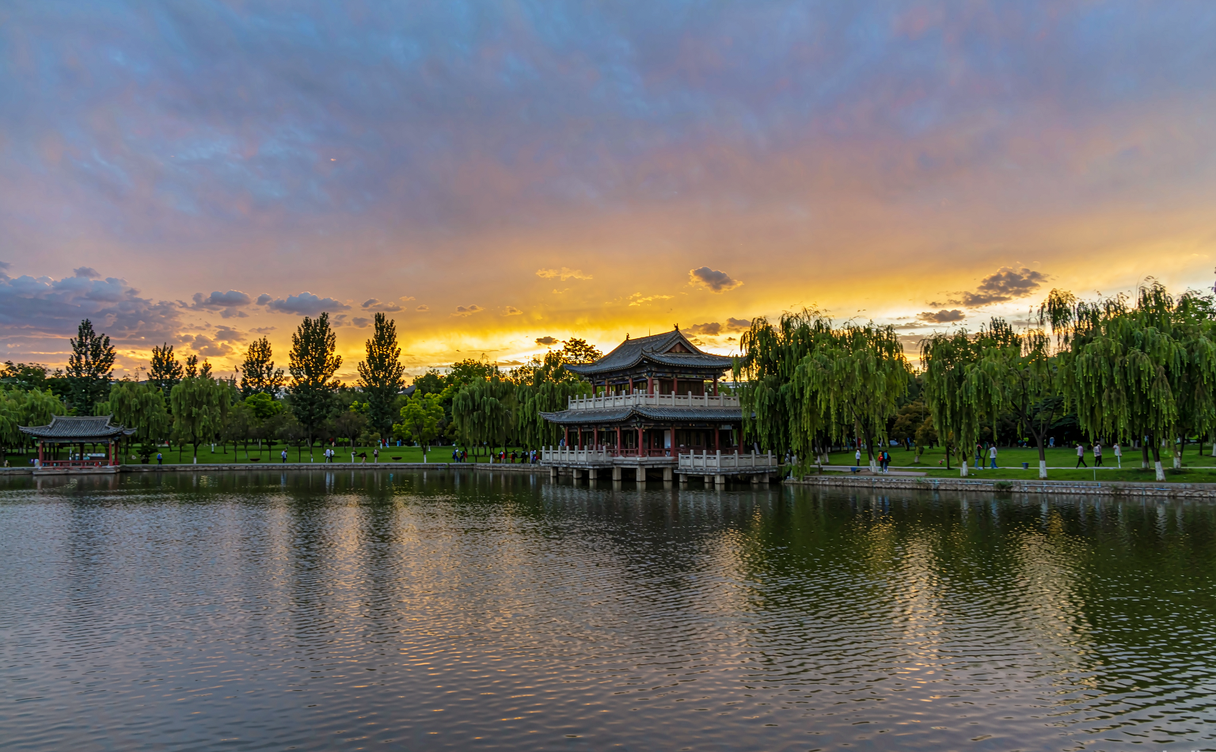 French-style old town architecture in Mengzi Yunnan