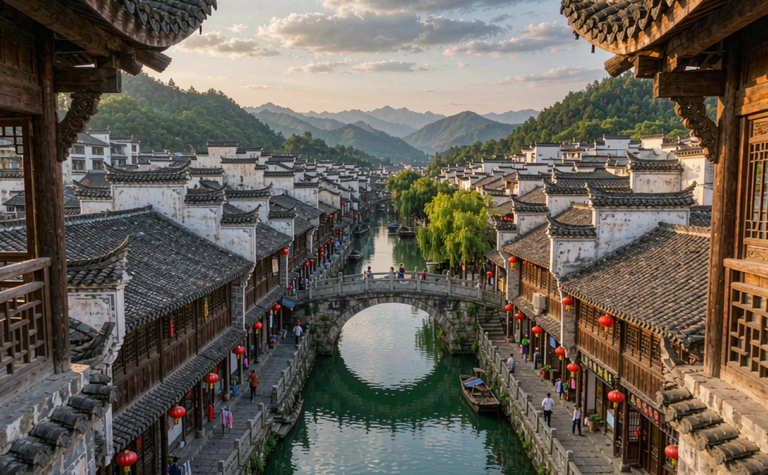 Pingle Ancient Town: Riverside Teahouses and Qin Dynasty Charm near Chengdu