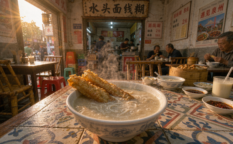 Quanzhou Food Travel Guide: Noodle Paste and Oyster Omelettes