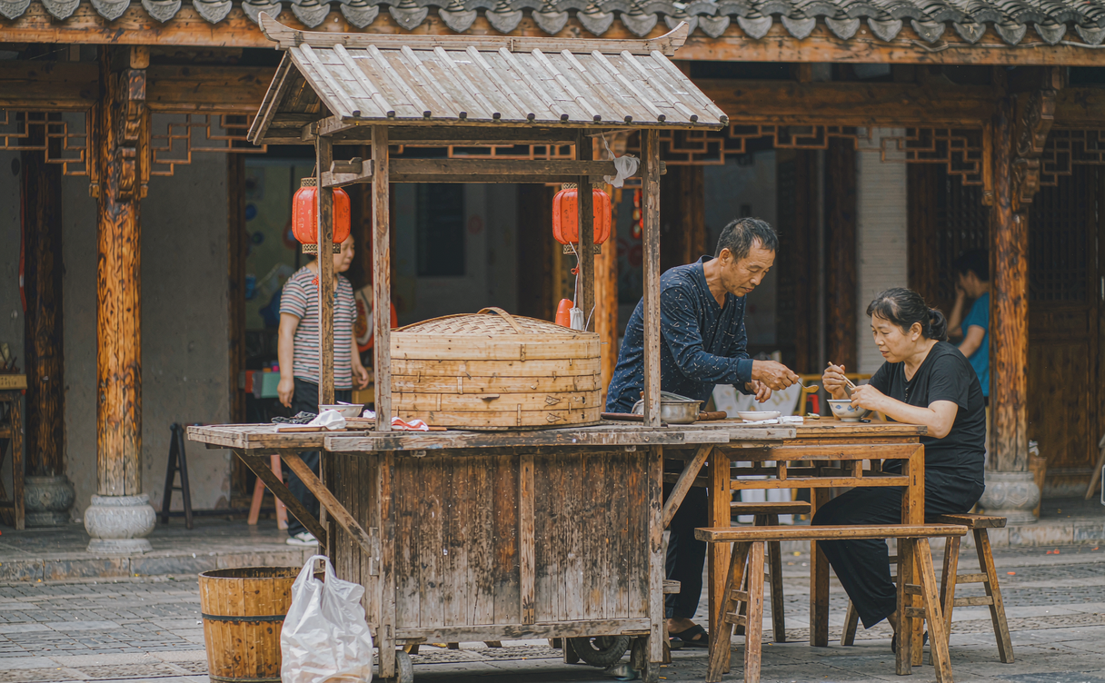 Roujiamo street food in Xi'an, Shaanxi, China