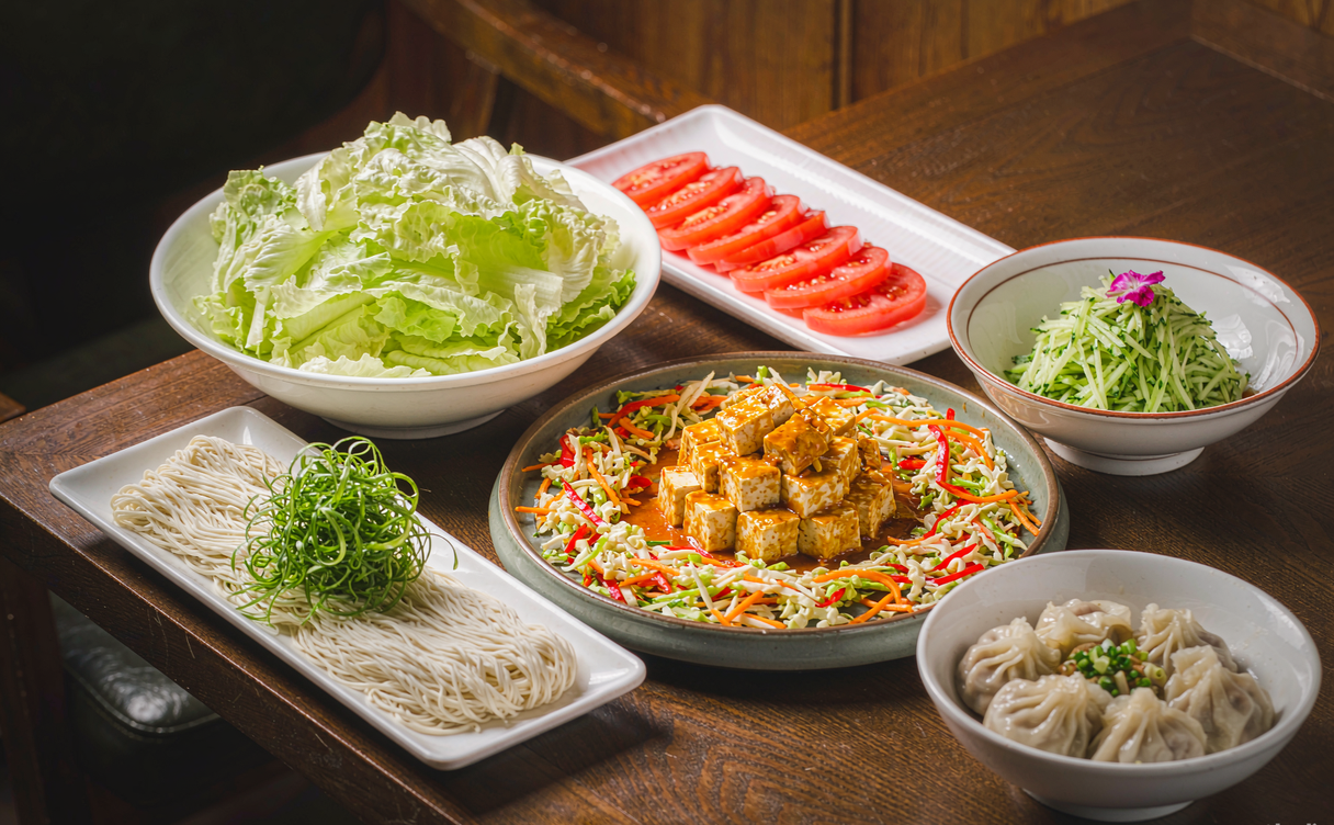 Plant-based cafe in a Beijing hutong serving vegan desserts