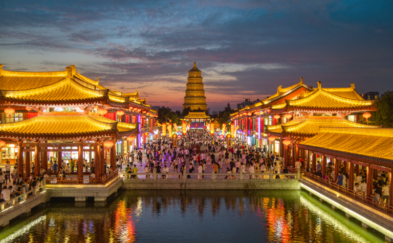 Datang Everbright City Travel Guide: Tang Night Streets and Light Shows