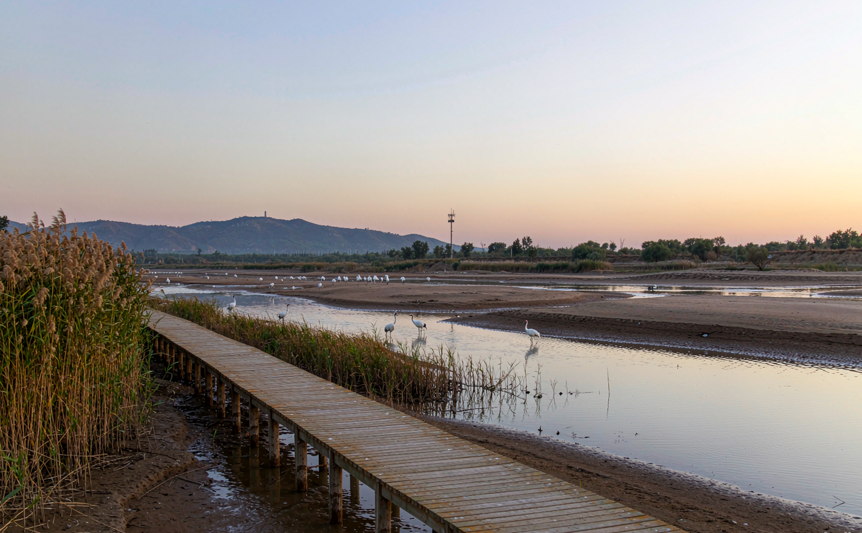 Longhu Pavilion overlook above the Tumen River in Hunchun