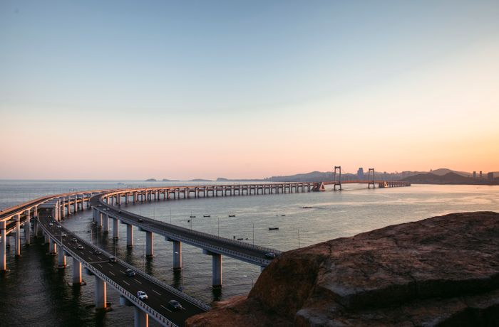Xinghai Bay Bridge in Dalian